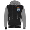 Unisex Heavyweight Varsity Full-Zip Hooded Sweatshirt Thumbnail